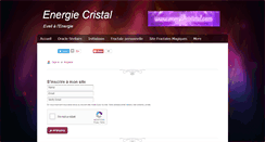 Desktop Screenshot of energie-cristal.com